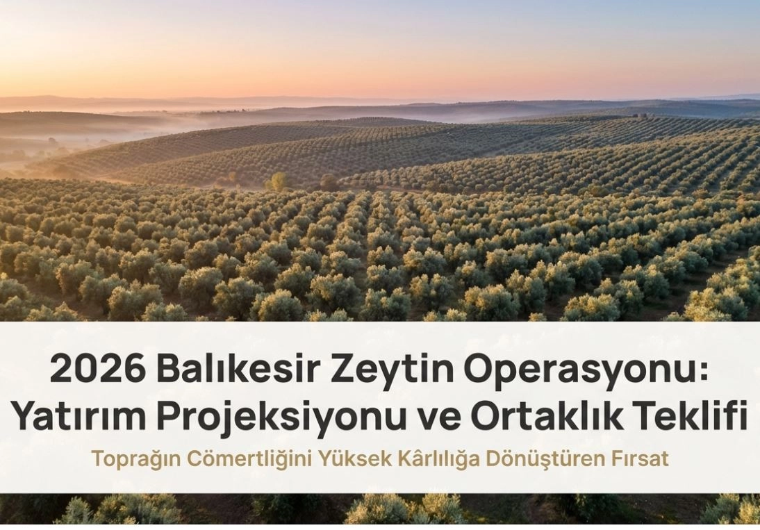 Zeytin Üretiminde %50 Kâr Ortaklığı: 16 Milyon TL Net Getiri Projeksiyonlu 2026 Operasyonu