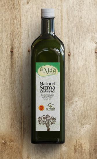 Natural Extra Virgin Olive Oil 1 liter Plastic Packaging